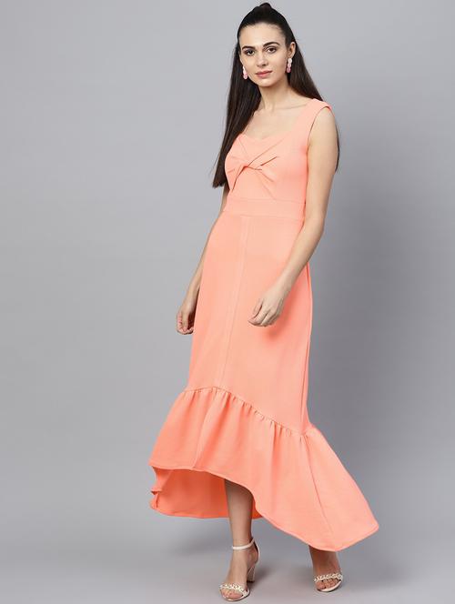 sleeveless solid maxi dress - 18391285 - Very Small Image - 1