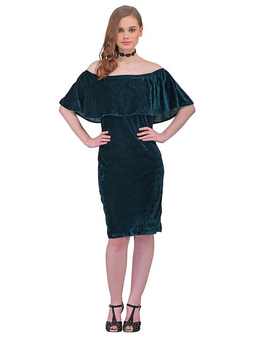 cape sleeved solid sheath dress - 18391344 - Very Small Image - 1