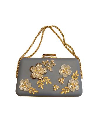 ladies hand bag grey color - 18391363 - Very Small Image - 1