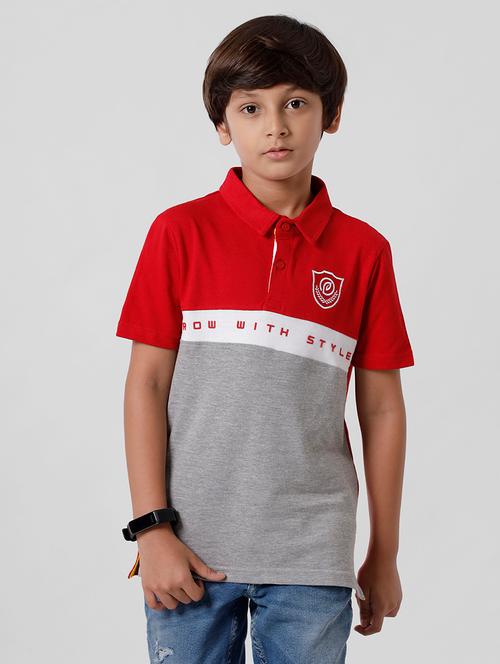 red printed regular t-shirt - 18391628 - Very Small Image - 1