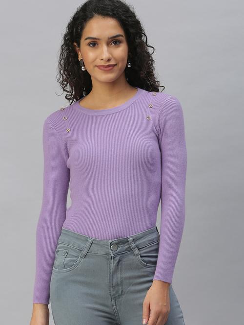 long sleeved solid regular top - 18392073 - Very Small Image - 1