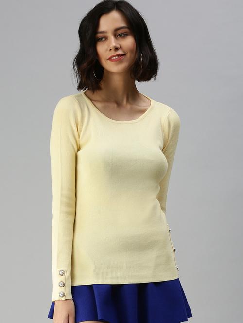 women's straight boat neck top - 18392088 - Very Small Image - 1