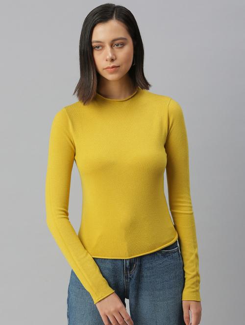 long sleeved solid regular top - 18392091 - Very Small Image - 1
