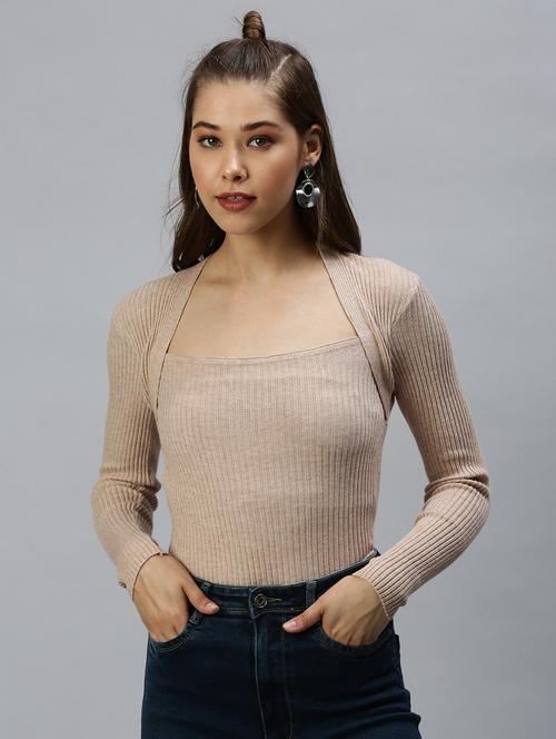 long sleeved solid regular top - 18392117 - Very Small Image - 1