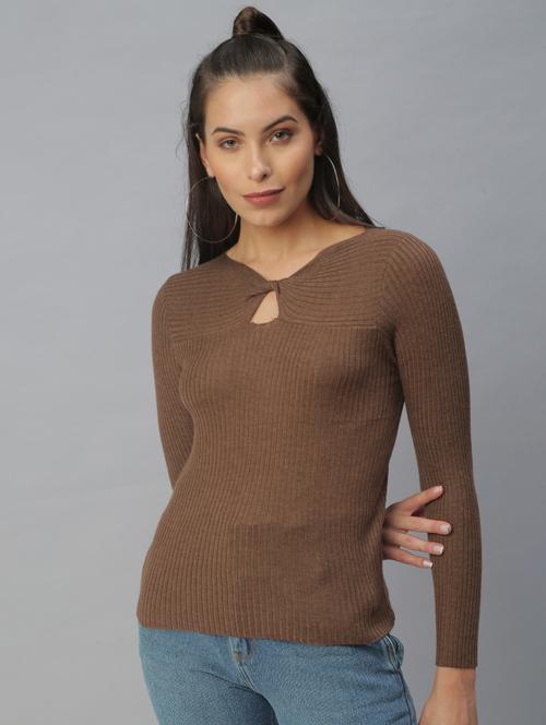 long sleeved solid regular top - 18392119 - Very Small Image - 1