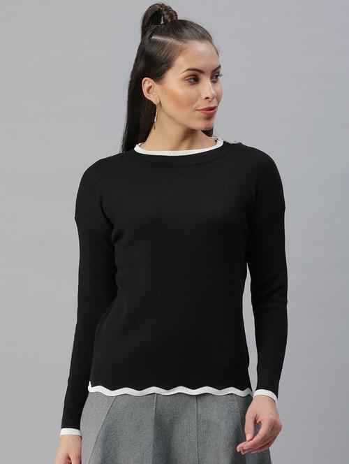 long sleeved solid regular top - 18392124 - Very Small Image - 1