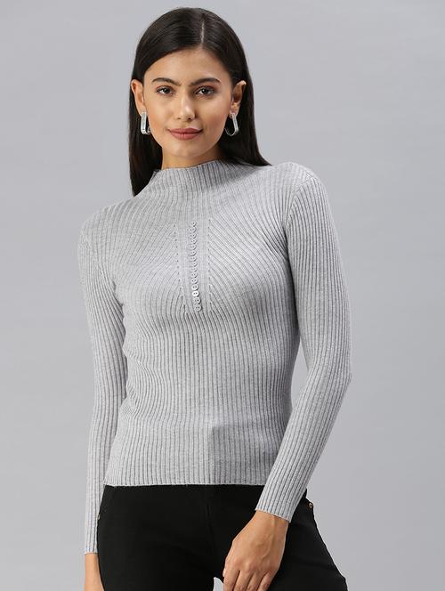 long sleeved solid regular top - 18392247 - Very Small Image - 1