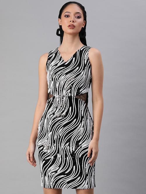 sleeveless embellished bodycon dress - 18392487 - Very Small Image - 1