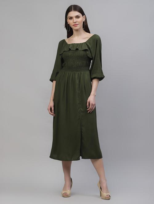 women's solid dress - 18392559 - Very Small Image - 1