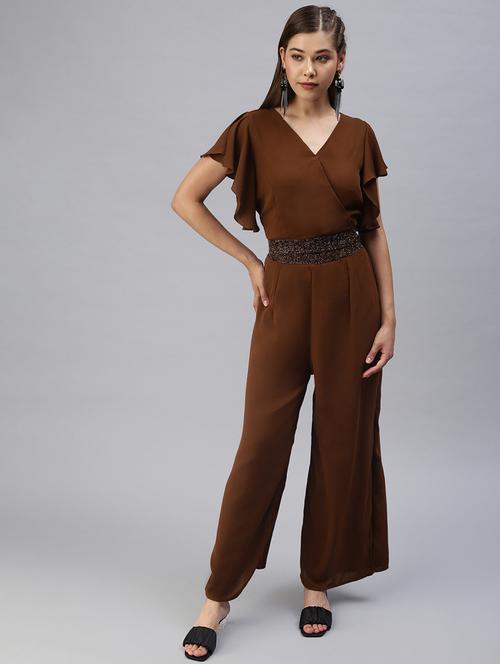 embellished top with palazzo set - 18392695 - Very Small Image - 1