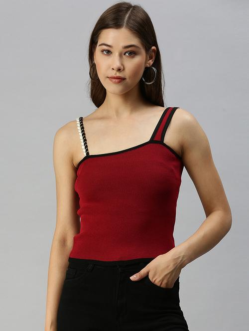 cami neck solid regular top - 18393029 - Very Small Image - 1
