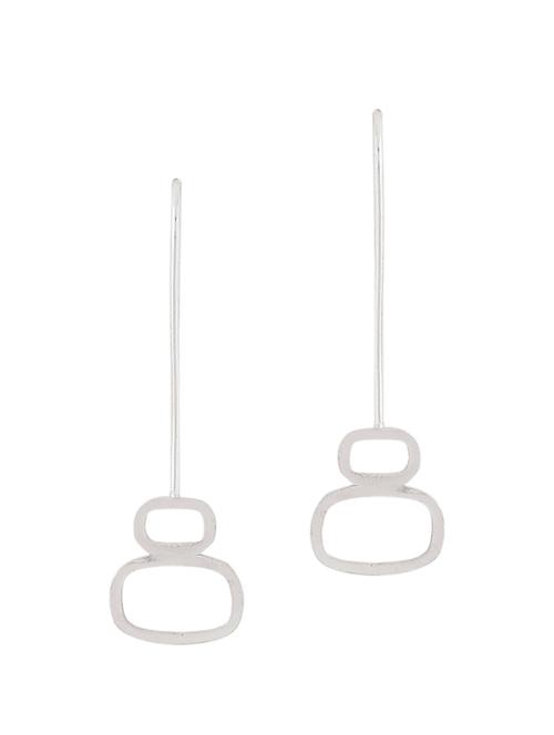 silver brass studs earring - 18393353 - Very Small Image - 1