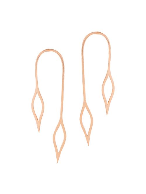 pink brass studs earring - 18393362 - Very Small Image - 1