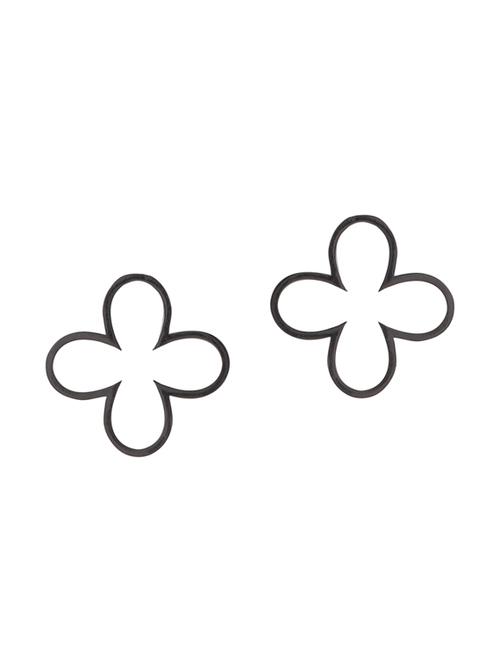 black brass studs earring - 18393366 - Very Small Image - 1