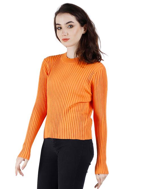 long sleeved solid pullover - 18393494 - Very Small Image - 1