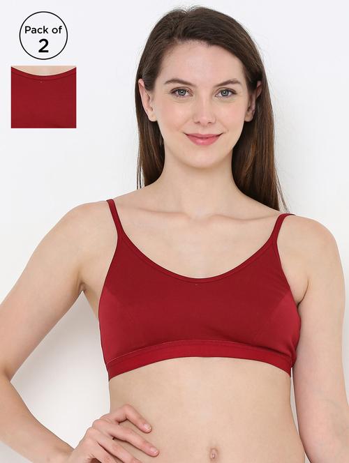pack of 2 solid lette bra - 18395537 - Very Small Image - 1