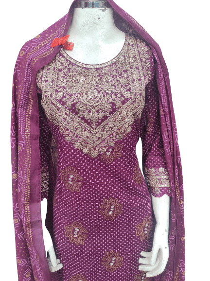 kurti pant and dupatta best quality - 18396094 - Very Small Image - 1