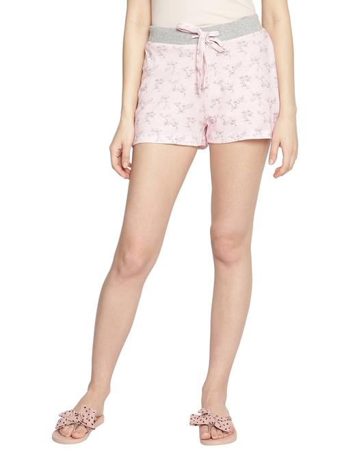 draw-string waist printed short - 18396425 - Very Small Image - 1