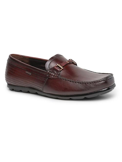 red leather slip on shoes - 18397125 - Very Small Image - 1