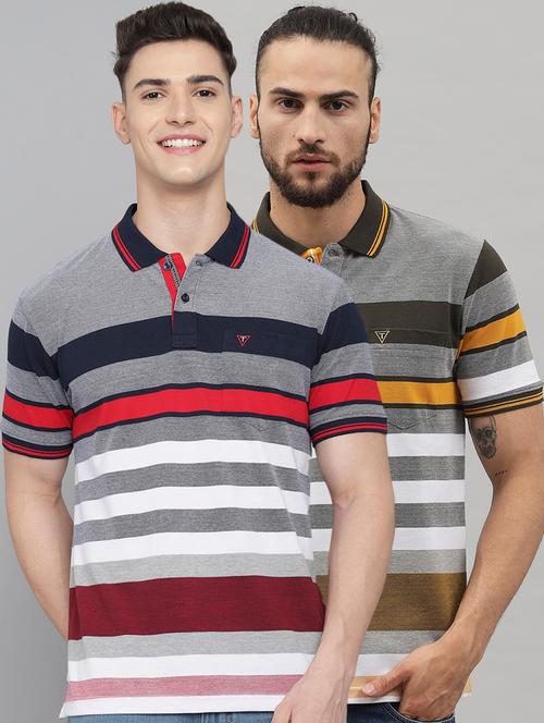 set of 2 printed polo t-shirt - 18397526 - Very Small Image - 1
