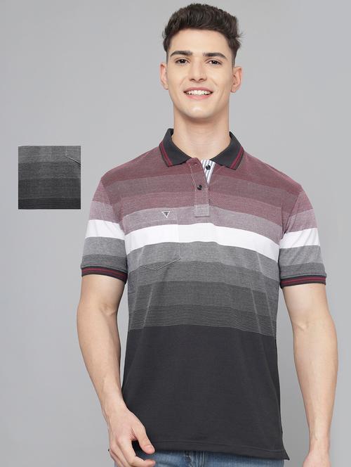 set of 2 printed polo t-shirt - 18397533 - Very Small Image - 1