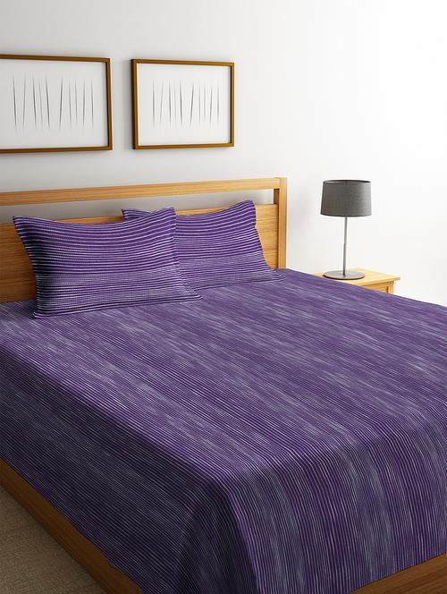 klotthe parrotgreen woven design bed cover with 2 pillow covers - 18399138 - Very Small Image - 1