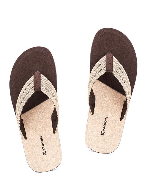 brown toe separator slipper - 18399178 - Very Small Image - 1