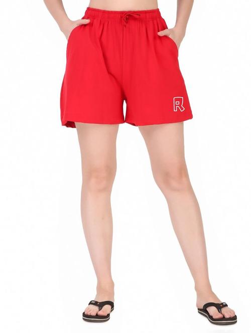 drawstring waist solid short - 18399256 - Very Small Image - 1