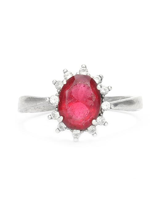 silver handcrafted ring - 18399286 - Very Small Image - 1