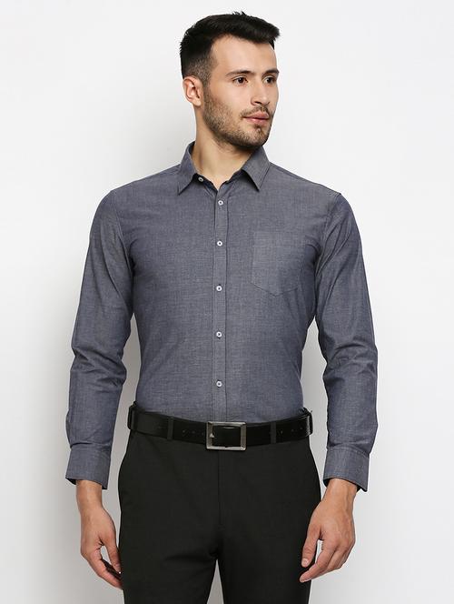 mens solids formal shirt - 18399690 - Very Small Image - 1