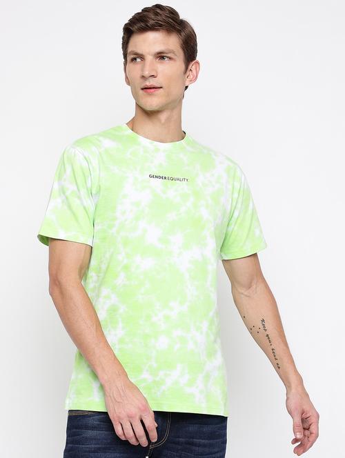 green tie and dye t-shirt - 18399757 - Very Small Image - 1