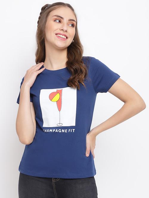 round neck graphic tee - 18399777 - Very Small Image - 1
