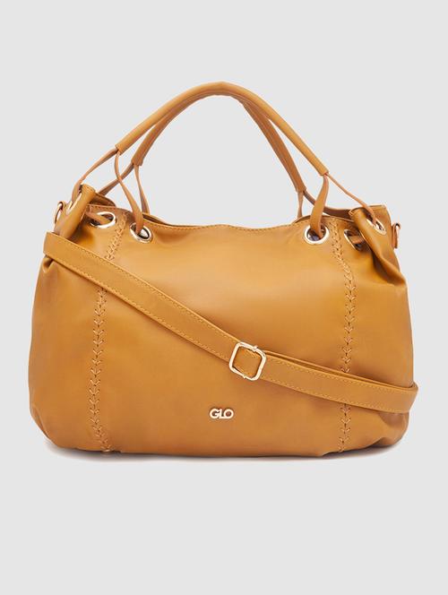 yellow solid regular handbag - 18400058 - Very Small Image - 1