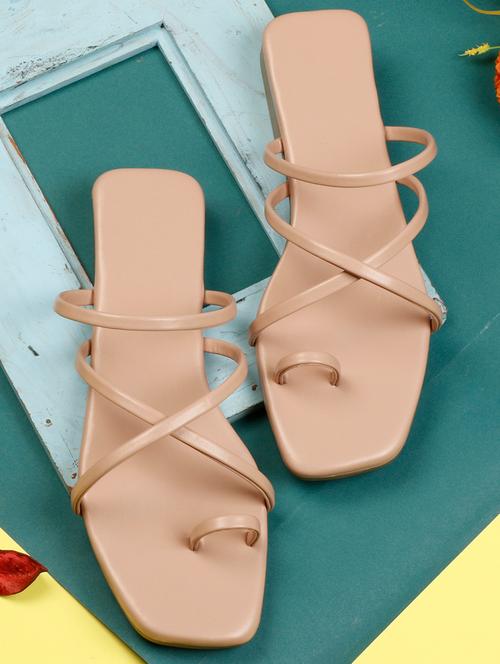 nude slip on sandal - 18401122 - Very Small Image - 1