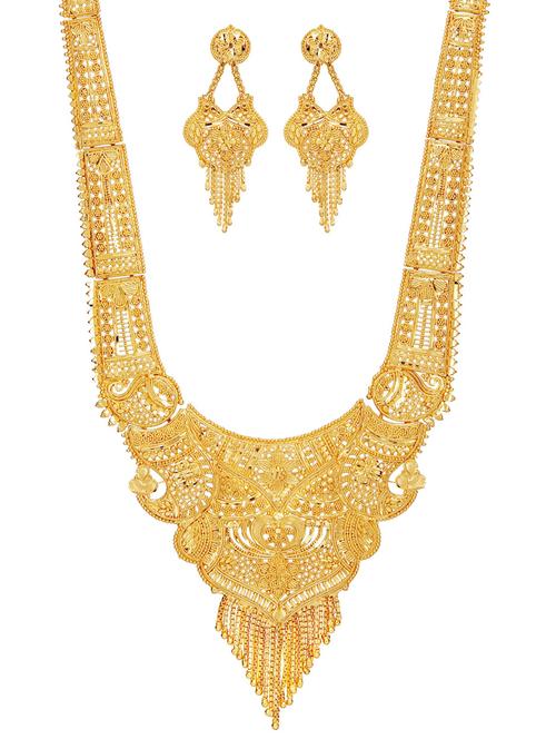 gold plated necklaces and earring - 18401514 - Very Small Image - 1