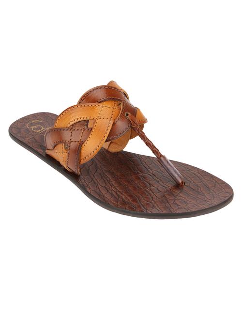 tan slip on sandal - 18401950 - Very Small Image - 1