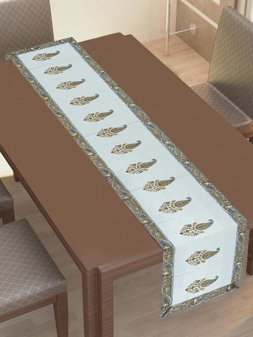 texstylehome thick cotton canvas traditional table runner - 18402025 - Very Small Image - 1
