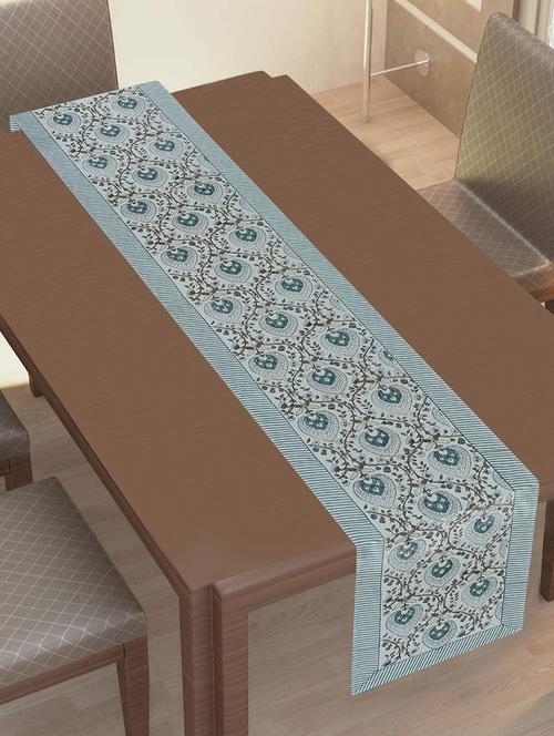 texstylehome thick cotton canvas traditional table runner - 18402042 - Very Small Image - 1