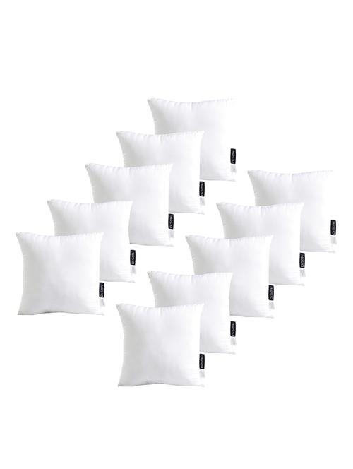 dr.soft micropolyester shell & reliance polyfiber filling softness adjustable cushion filler 30x30 cms - pack of 10 - 18402954 - Very Small Image - 1
