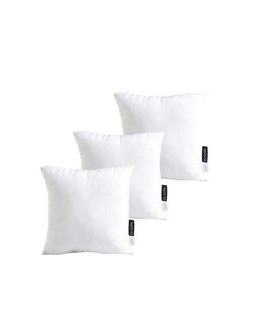 dr.soft micropolyester shell & reliance polyfiber filling softness adjustable cushion filler 30x30 cms - pack of 3 - 18402956 - Very Small Image - 1