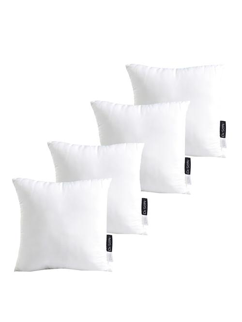 dr.soft micropolyester shell & reliance polyfiber filling softness adjustable cushion filler 45x45 cms - pack of 4 - 18402967 - Very Small Image - 1