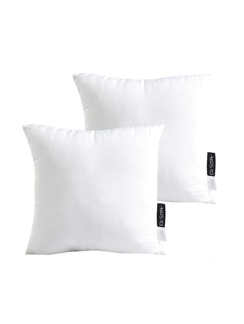 dr.soft micropolyester shell & reliance polyfiber filling softness adjustable cushion filler 50x50 cms - pack of 2 - 18402970 - Very Small Image - 1