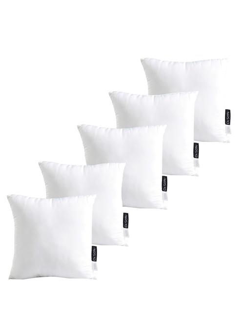 dr.soft micropolyester shell & reliance polyfiber filling softness adjustable cushion filler 50x50 cms - pack of 5 - 18402973 - Very Small Image - 1