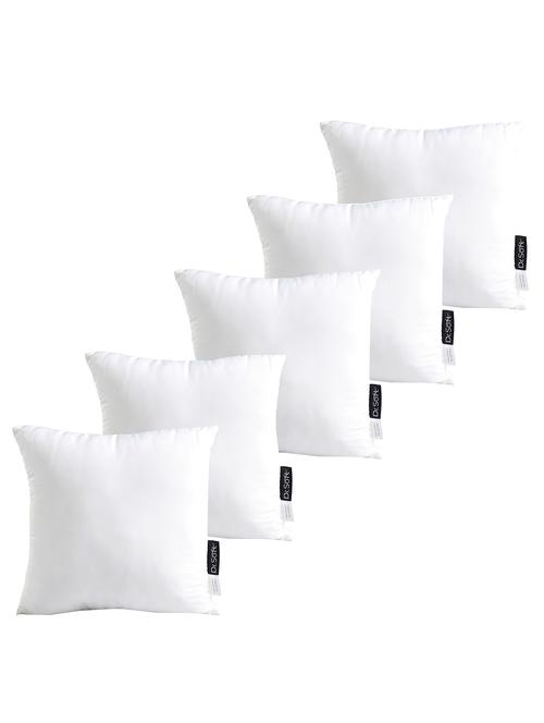 dr.soft micropolyester shell & reliance polyfiber filling softness adjustable cushion filler 60x60 cms - pack of 5 - 18402977 - Very Small Image - 1