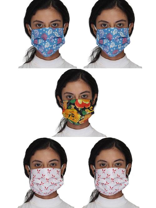 multi colored cotton antipollution women mask - 18402996 - Very Small Image - 1