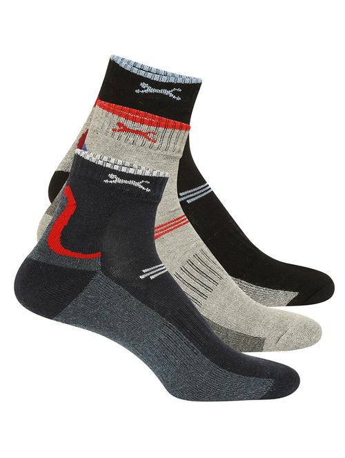men pack of 3 above ankle length socks - 18403116 - Very Small Image - 1