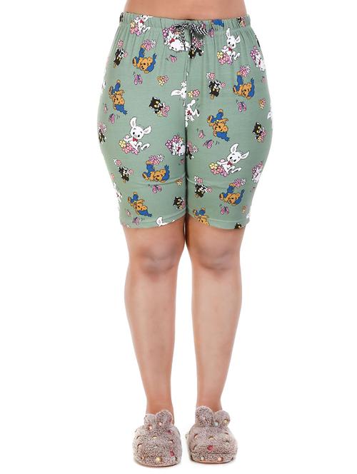 drawstring waist printed short - 18403616 - Very Small Image - 1