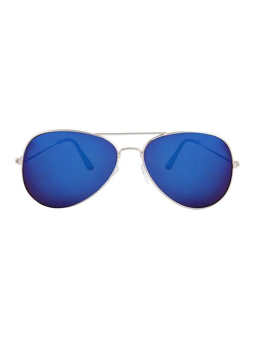 alfalah silver & blue metal aviator unisex sunglasses a8 - 18403717 - Very Small Image - 1