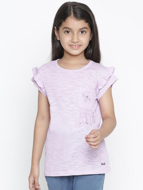 purple solid regular top - 18404655 - Very Small Image - 1