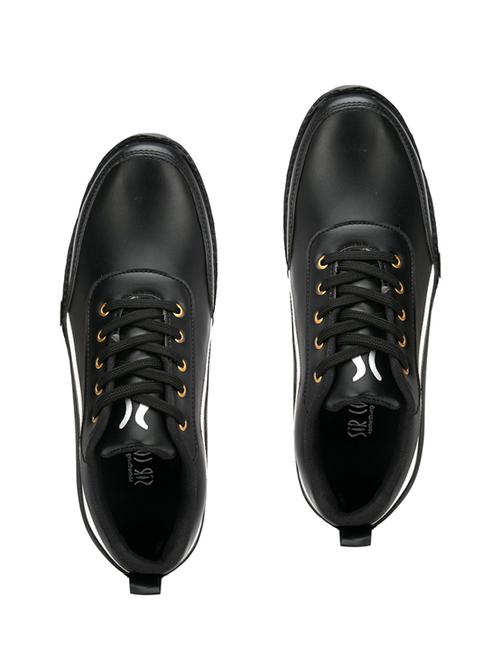 black synthetic lace up shoes - 18405703 - Very Small Image - 1